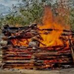 A crematorium is a place of extreme spirituality that introduces you to the ultimate truth of life. Stay away from delusion and dedicate your life to God knowing the ultimate truth of life. Birth is the biggest lie in the world and death is the real truth of life which we keep avoiding